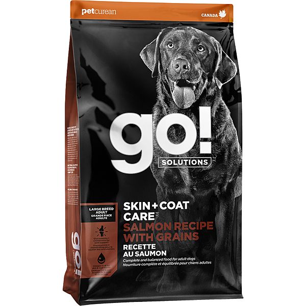 GO! - Skin &amp; Coat Salmon w/ Grain LB Adult Dog, Size: 25lb