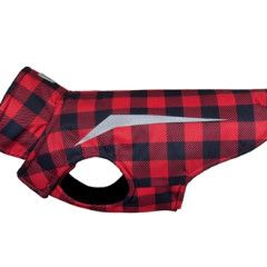 RC Pets - Shasta Coat Red Buffalo Plaid, Size: Size 8 (5-10lb)