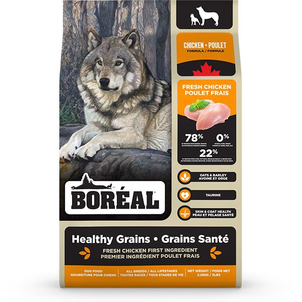 Boreal - Healthy Grain Chicken Dog, Size: 2.26kg