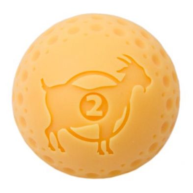 Tall Tails - Goat Ball, Size: Sm Yellow 2" 2pk