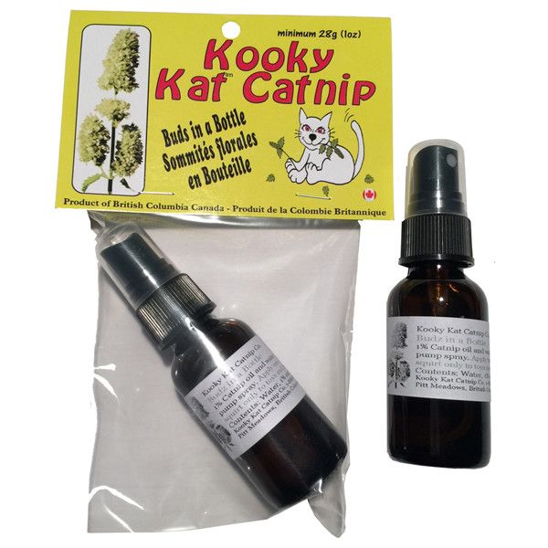 Kooky Kat Catnip - Budz in a Bottle 1% Catnip Oil Spray 28ml