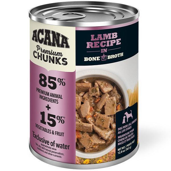 Acana - Lamb Recipe Chunks in Broth Dog 363g