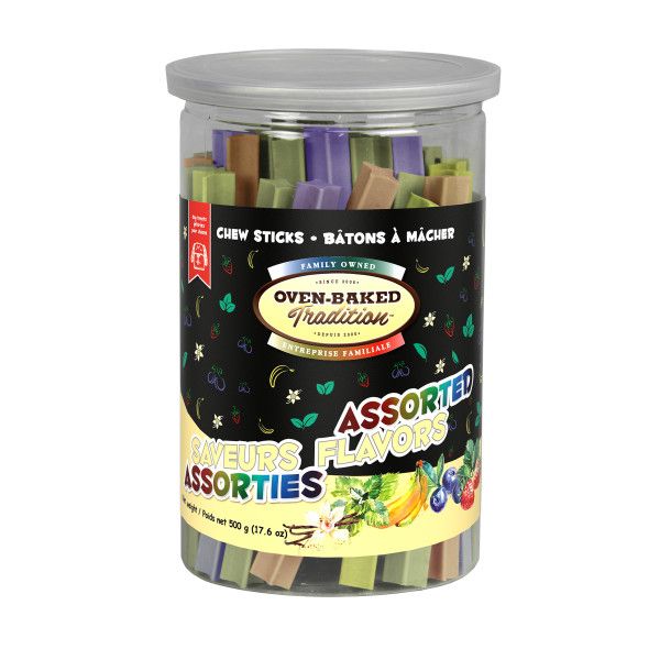 OBT - Dog Chew Sticks Assorted 500g
