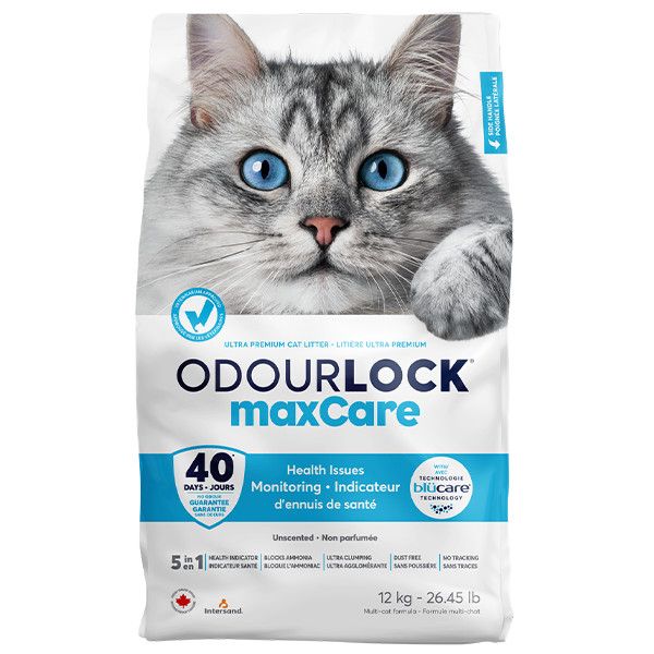 Intersand  - OdourLock Maxcare Unscented Litter 12kg