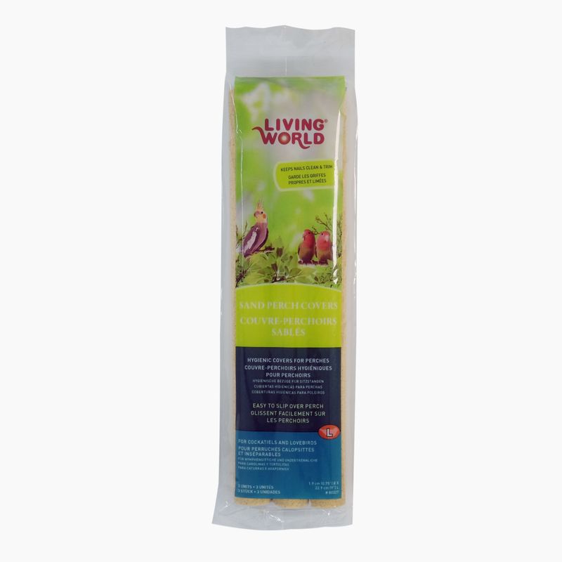 Living World - Sand Perch Covers For Cockatiels 3pk