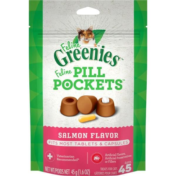 Greenies - Pill Pockets Salmon Cat 1.6oz