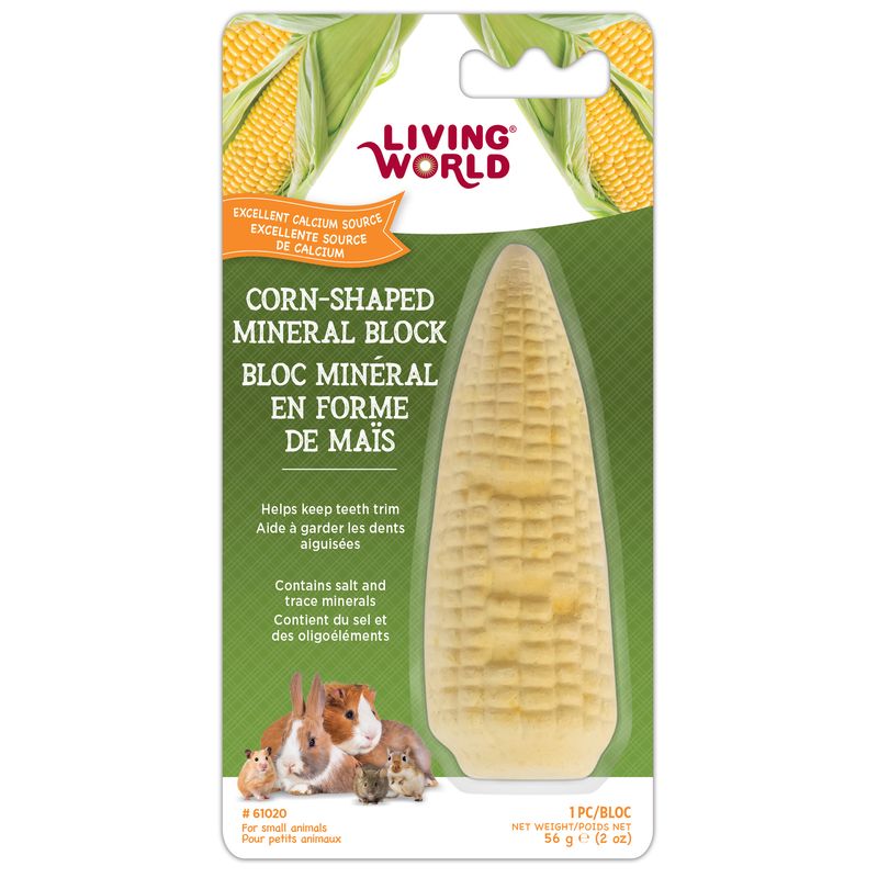 Living World - Corn-Shaped Mineral Block 56 g