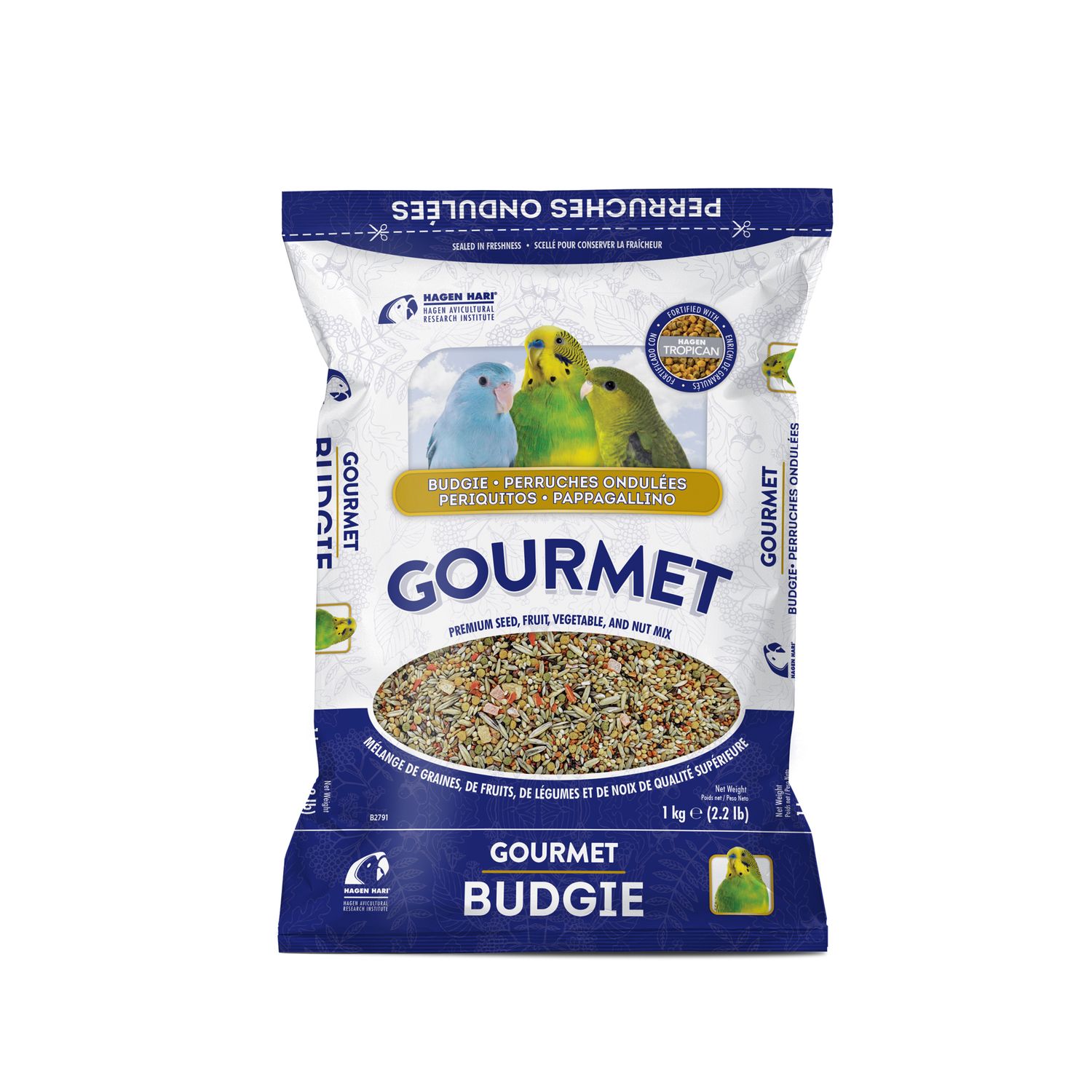 Hari - Gourmet Seed Mix for Budgies 2.2 lbs