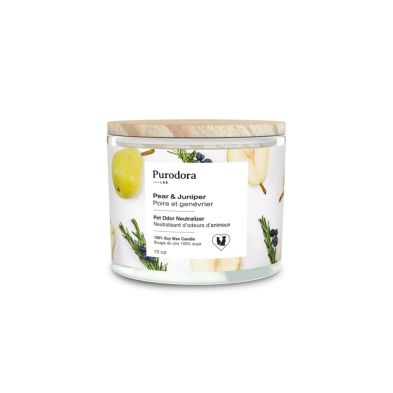 Puradora - Pear-Juniper Soy Wax Candle