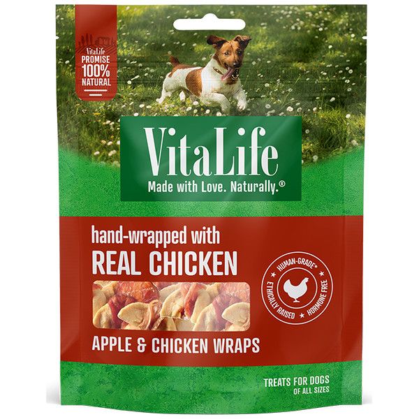 VitaLife - Apple &amp; Chicken Wraps 400g