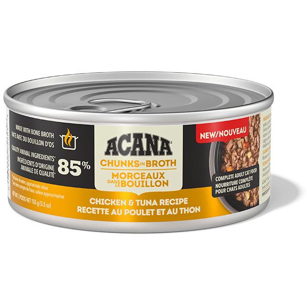 Acana - Chicken/Tuna Chunks in Broth Cat 155g