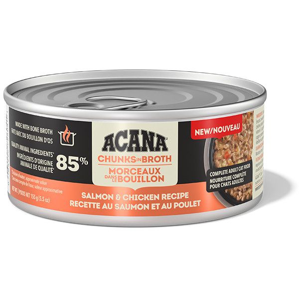 Acana - Salmon/Chicken Chunk in Broth  Cat 155g
