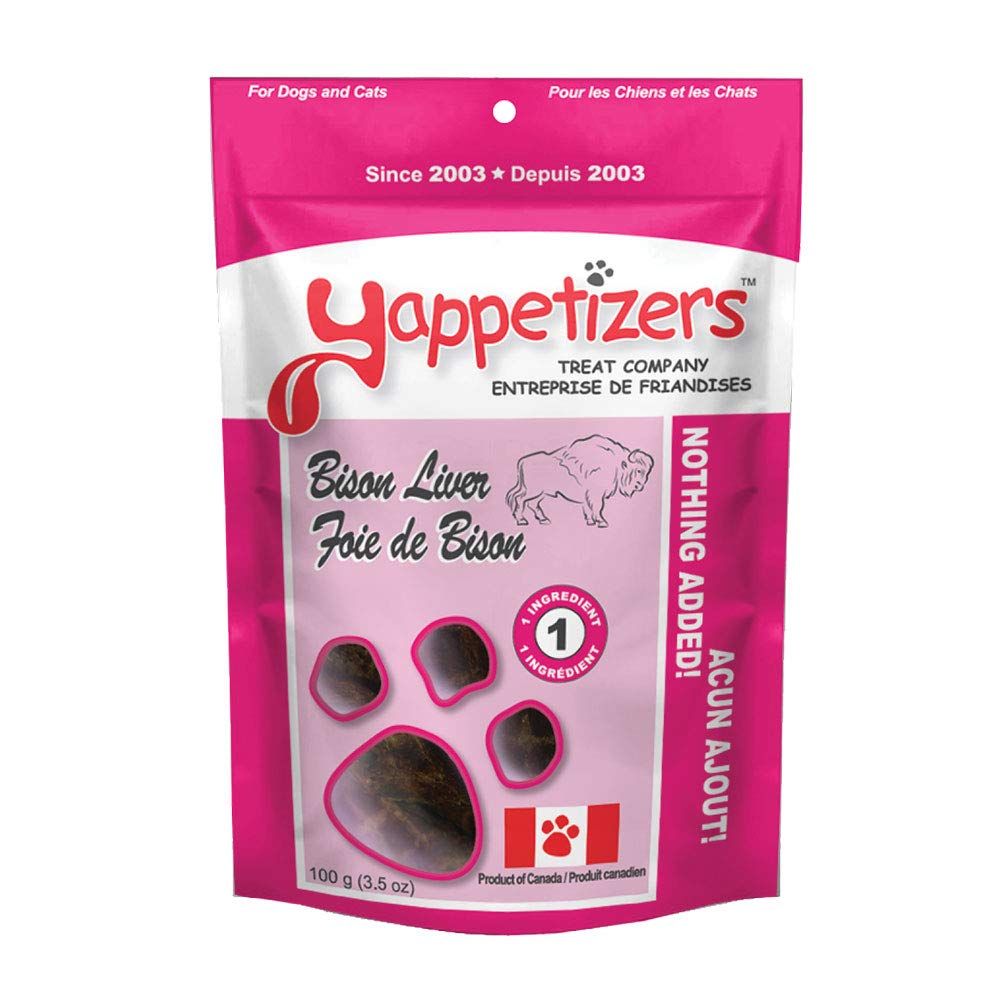 Yappetizers - Dehydrated Bison Liver 85g