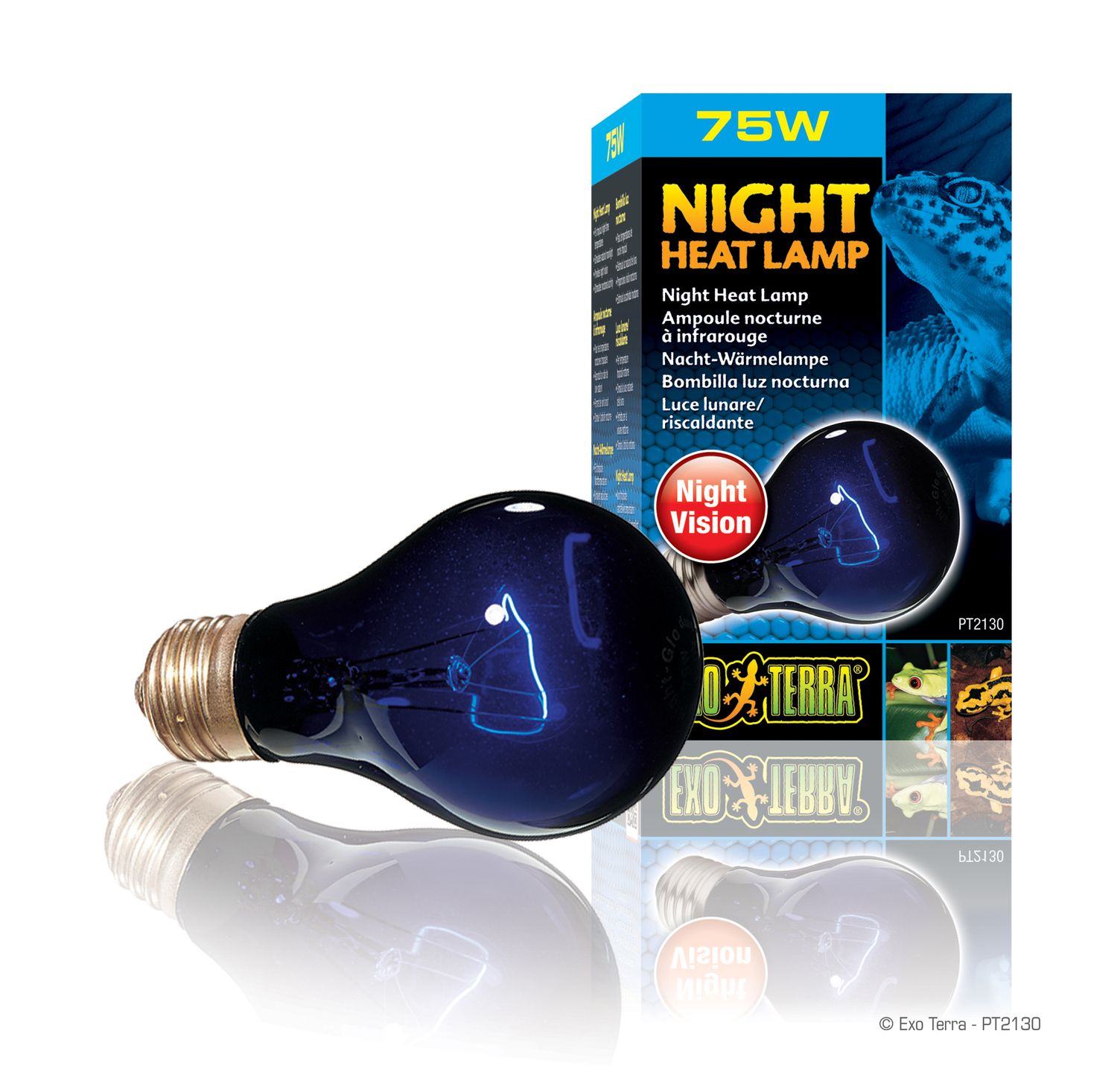 Exo Terra - Night Heat Lamp A19 75w