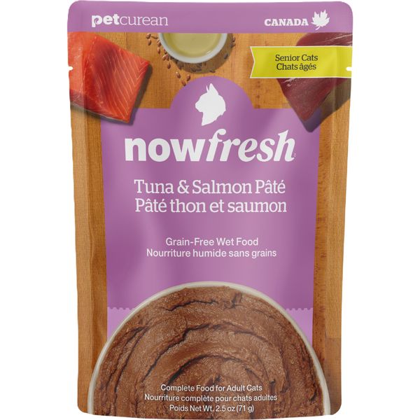 Now Fresh - GF Senior Tuna &amp; Salmon Pâté Cat 2.5oz