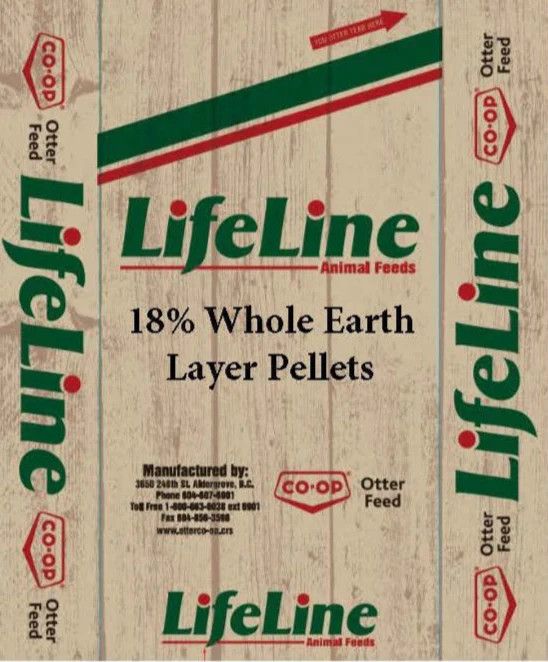 Otter Co-op - 18%  Layer Pellets 20kg