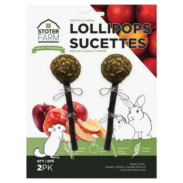 Stoter Farms - Lollipops Apple 2pk