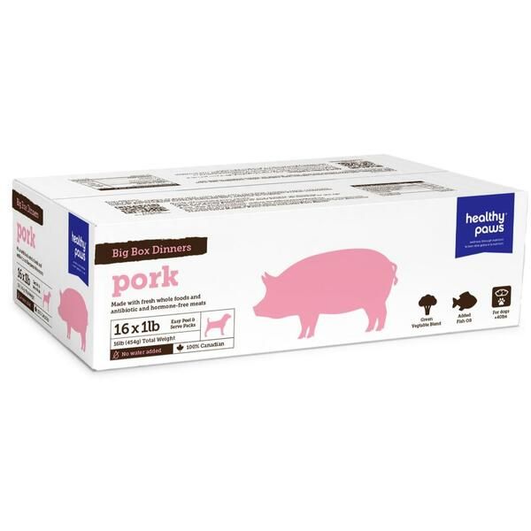 Healthy Paws - Pork Dinner 16/1LB