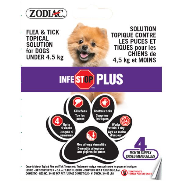 Zodiac - Infestop+ Flea &amp; Tick Dog