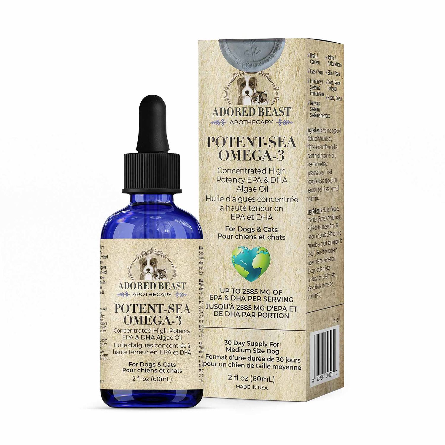 Adored Beast - Potent-Sea Omega-3 EPA &amp; DHA