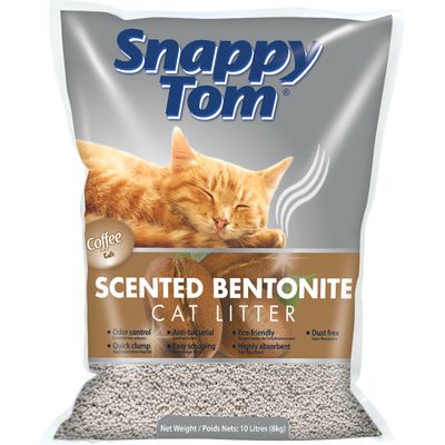 Snappy Tom - Pallet Item  Bentonite Litter Coffee Scent 8KG Cat