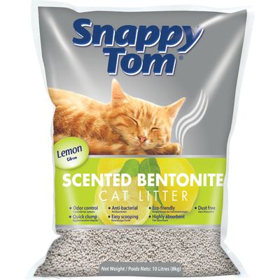 Snappy Tom - Bentonite Litter Lemon Scent 8KG Cat