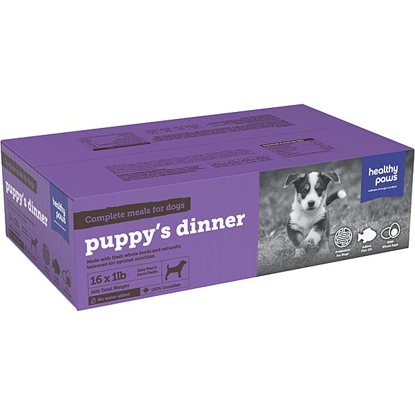 Healthy Paws - Big Box Dinner Puppy 16/1LB