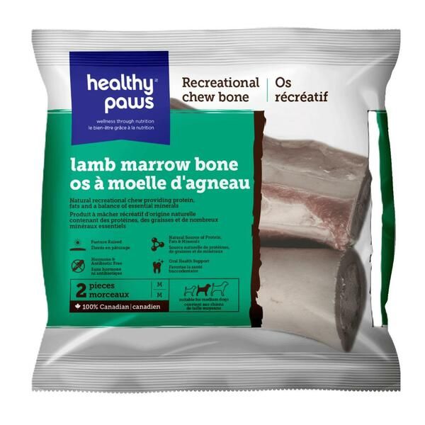Healthy Paws - Lamb Marrow  Medium 2pk