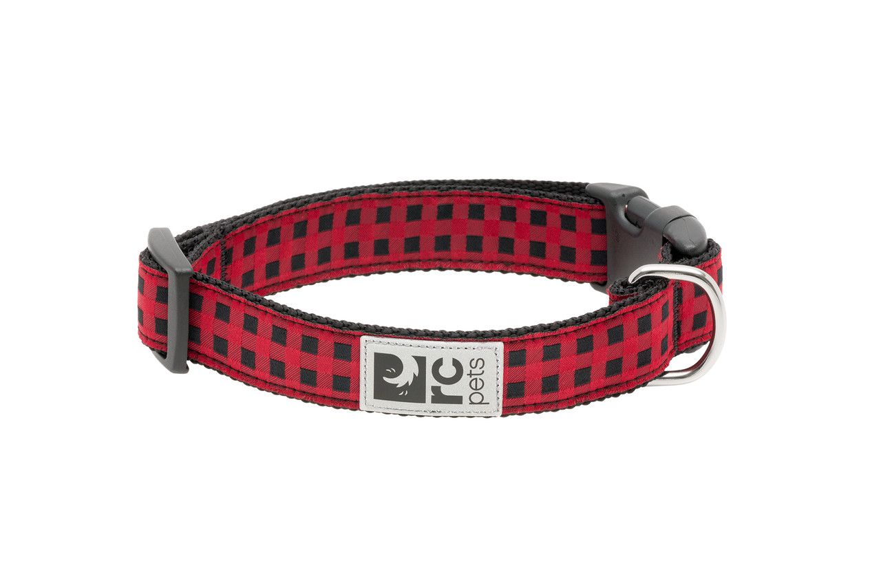 RC Pets - Collar Red Buffalo Plaid