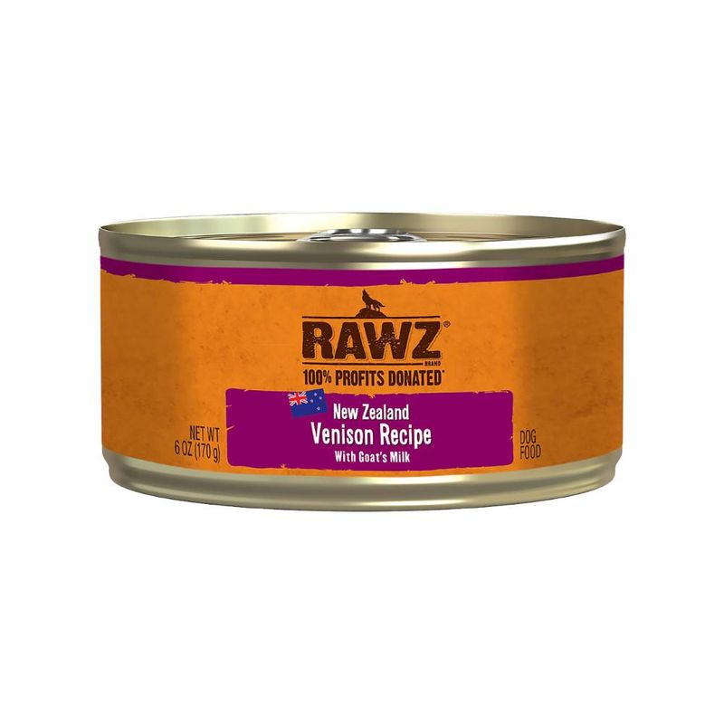 Rawz - 94% Venison w/ Goat’s Milk Pate Dog 170g