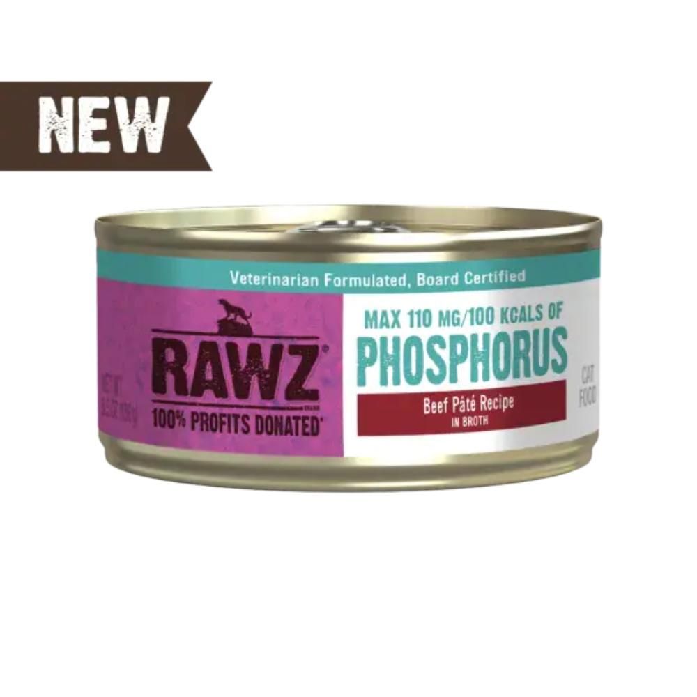 Rawz - Lower PHOSPHOROUS Beef Pate Cat 155g