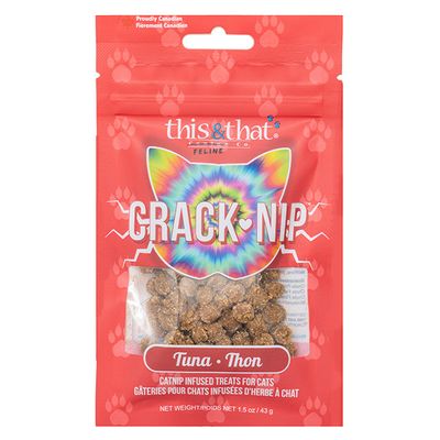 This &amp; That - Snack Station Cat Treats Crack-Nip Tuna 43g