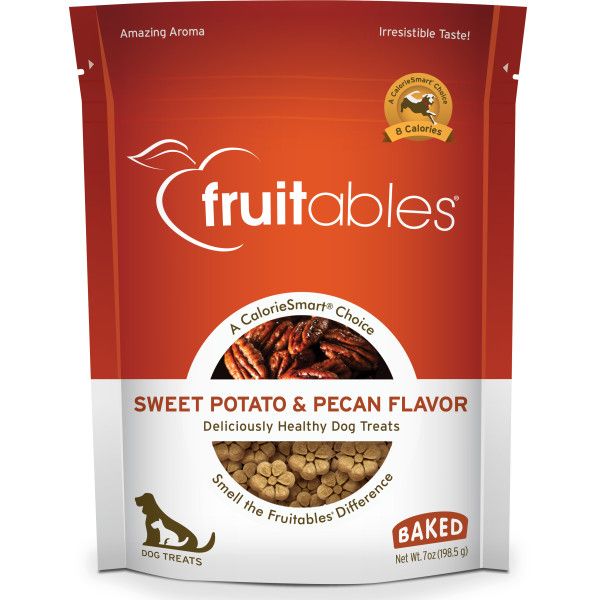 Fruitables - Crunchy Treats Sweet Potato &amp; Pecan Dog 198g