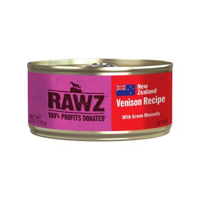 Rawz - Pate  94% Venison &amp; Green Mussels Cat 170g