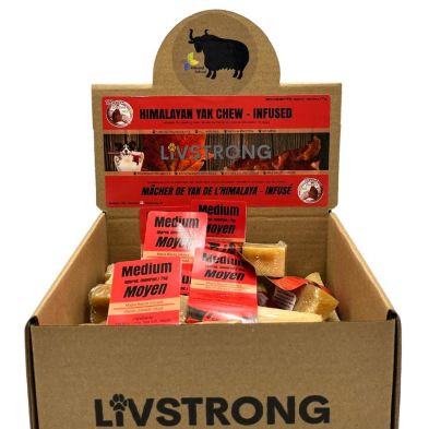 Livstrong - Maple Bacon Yak Cheese Med 75g