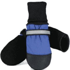 Muttluks - Fleece Lined Dog Boots Blue, Size: XXS