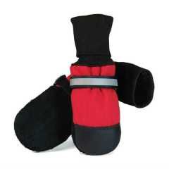 Muttluks - Fleece Lined Dog Boots Red, Size: S