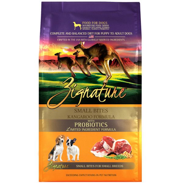 Zignature - Dog LID Kangaroo Small Bites 12.5 lb