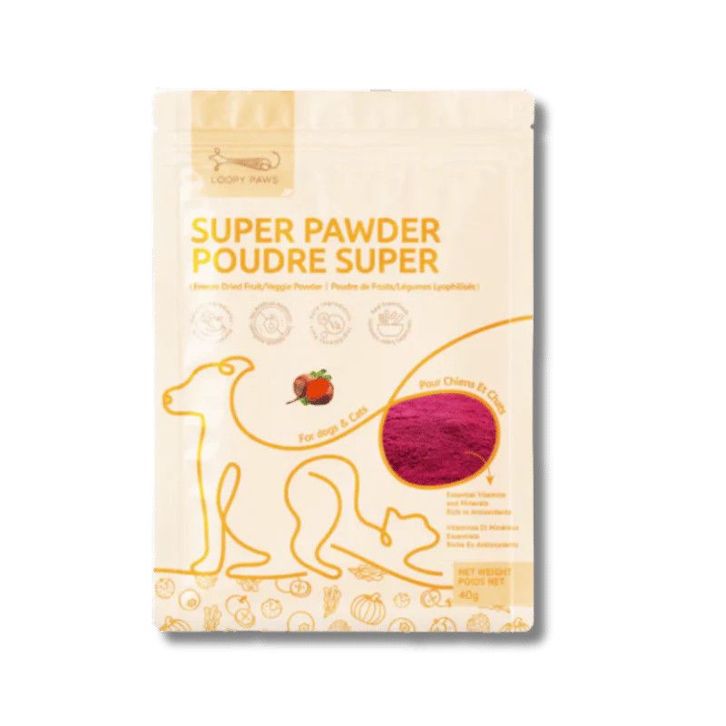Loopy Paws - Super Pawder Red Beets 40g