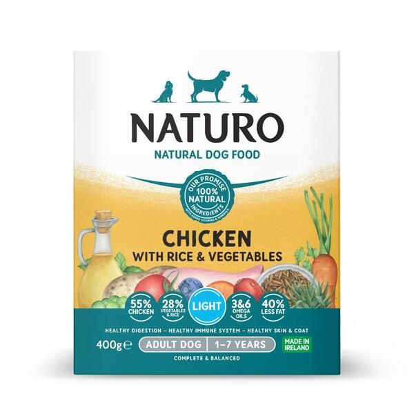 Naturo - Chicken w/ Rice &amp; Vegetables Light 400g