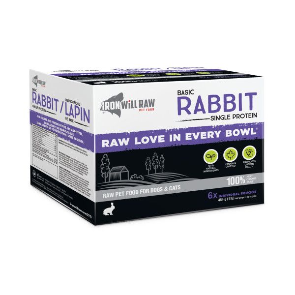Iron Will - Dog/Cat GF Basic Rabbit 6/1 lb