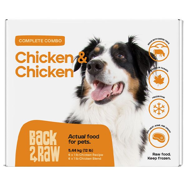 Back2Raw - Complete Combo Chicken Blend/Chicken Dog 12/1lb