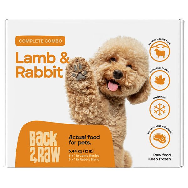 Back2Raw - Complete Combo Lamb/Rabbit Blend Dog 12/1lb