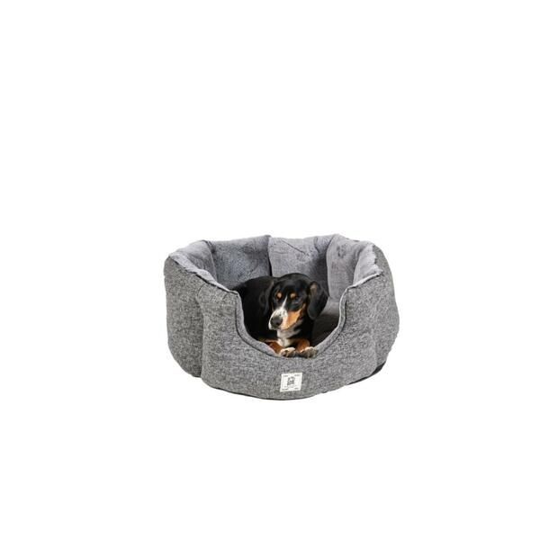 DGS - Chill Kuzzi FIR Grey Round Bed