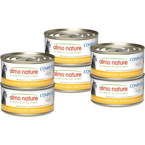 Almo Nature - HQS Complete Chick SwPotatoes Gravy 70g Cat