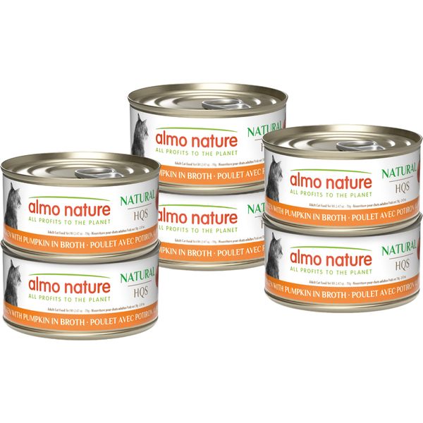 Almo Nature - HQS Natural Chicken w/Pumpkin 70g Cat