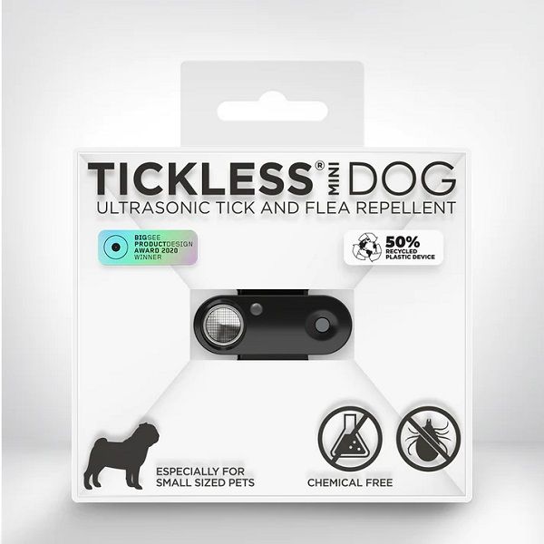 Tickless - Mini Rechargeable w/Nightlight Function Black