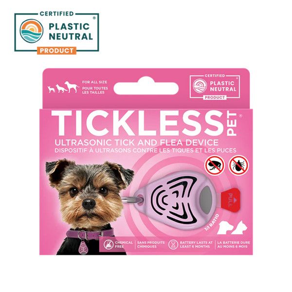 Tickless - Pet Classic Pink Medallion