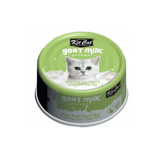 Kit Cat - Tuna &amp; Shrimp w/Goat Milk 70g