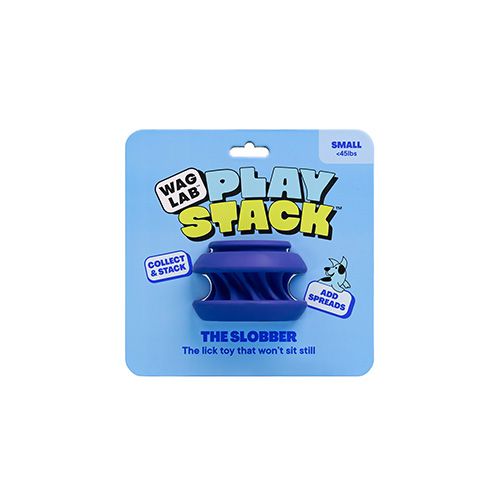 WAGLAB - PlayStack Slobber Blue Dog Toy